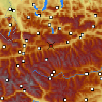 Nearby Forecast Locations - Ramsau am Dachstein - Harita