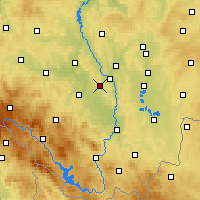 Nearby Forecast Locations - Temelín - Harita