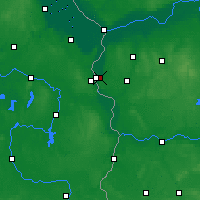 Nearby Forecast Locations - Słubice - Harita