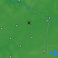 Nearby Forecast Locations - Biała Podlaska - Harita