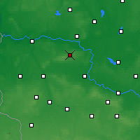 Nearby Forecast Locations - Zielona Góra - Harita