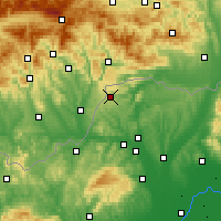 Nearby Forecast Locations - Jósvafő - Harita