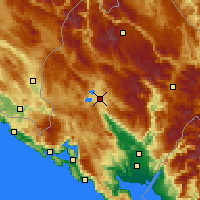 Nearby Forecast Locations - Nikşik - Harita