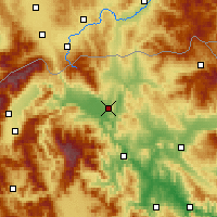 Nearby Forecast Locations - Üsküp - Harita