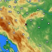 Nearby Forecast Locations - Črnomelj - Harita