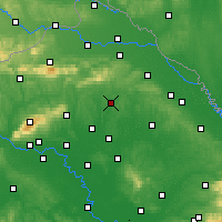 Nearby Forecast Locations - Križevci - Harita