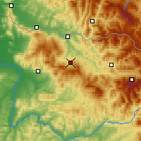 Nearby Forecast Locations - Ocna Șugatag - Harita