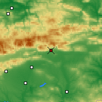 Nearby Forecast Locations - Sliven - Harita