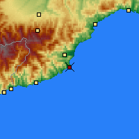 Nearby Forecast Locations - Alassio - Harita