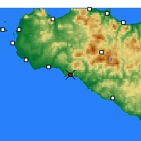 Nearby Forecast Locations - Sciacca - Harita