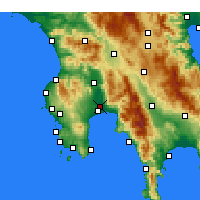 Nearby Forecast Locations - Kalamata - Harita