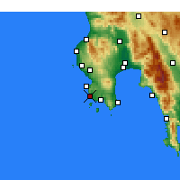 Nearby Forecast Locations - Modon - Harita