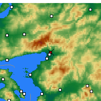 Nearby Forecast Locations - Edremit - Harita