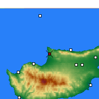 Nearby Forecast Locations - Akdeniz - Harita