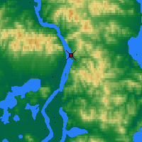 Nearby Forecast Locations - Bogorodskoe - Harita