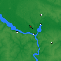 Nearby Forecast Locations - Dnipro - Harita