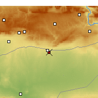 Nearby Forecast Locations - Kamışlı - Harita