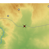 Nearby Forecast Locations - Tel Abyad - Harita