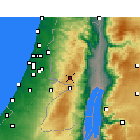 Nearby Forecast Locations - Kudüs Havalimanı - Harita
