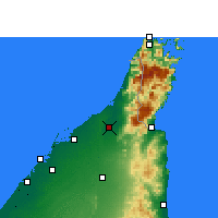 Nearby Forecast Locations - Ras Al Khaimah - Harita
