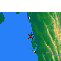 Nearby Forecast Locations - Kutubdia - Harita