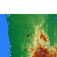 Nearby Forecast Locations - Kurunegala - Harita