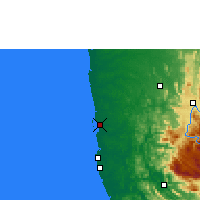 Nearby Forecast Locations - Katunayake - Harita