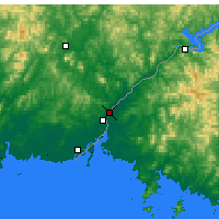 Nearby Forecast Locations - Sinuiju - Harita