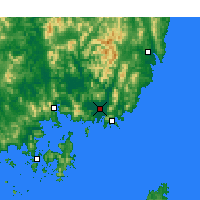 Nearby Forecast Locations - Gimhae - Harita