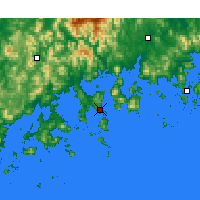 Nearby Forecast Locations - Yeosu - Harita