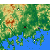 Nearby Forecast Locations - Jinju - Harita