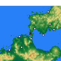 Nearby Forecast Locations - Şimonoseki - Harita