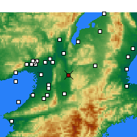 Nearby Forecast Locations - Nara - Harita