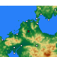 Nearby Forecast Locations - Iizuka - Harita