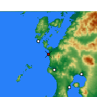 Nearby Forecast Locations - Akune - Harita