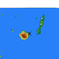 Nearby Forecast Locations - Yakuşima - Harita
