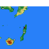 Nearby Forecast Locations - Tanegashima - Harita