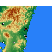 Nearby Forecast Locations - Nyutabaru - Harita