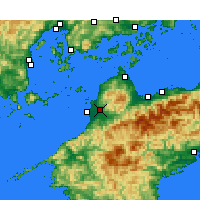 Nearby Forecast Locations - Matsuyama - Harita