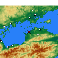 Nearby Forecast Locations - Tadotsu - Harita