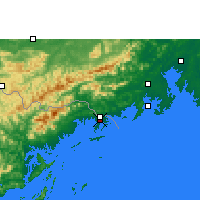 Nearby Forecast Locations - Móng Cái - Harita