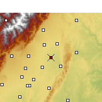 Nearby Forecast Locations - Guanghan - Harita