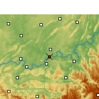 Nearby Forecast Locations - Luzhou - Harita