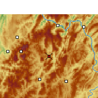 Nearby Forecast Locations - Daozhen - Harita