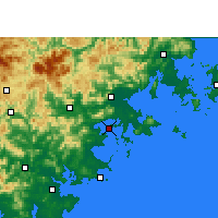 Nearby Forecast Locations - Xiuyugang - Harita