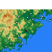 Nearby Forecast Locations - Zhangpu - Harita