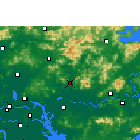Nearby Forecast Locations - Zengcheng Bölgesi - Harita