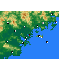 Nearby Forecast Locations - Denghai - Harita