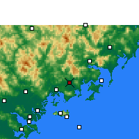 Nearby Forecast Locations - Zhao'an - Harita
