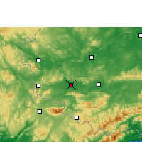 Nearby Forecast Locations - Ningming - Harita